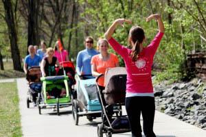 Outdoor Fitness für Mütter in Augsburg