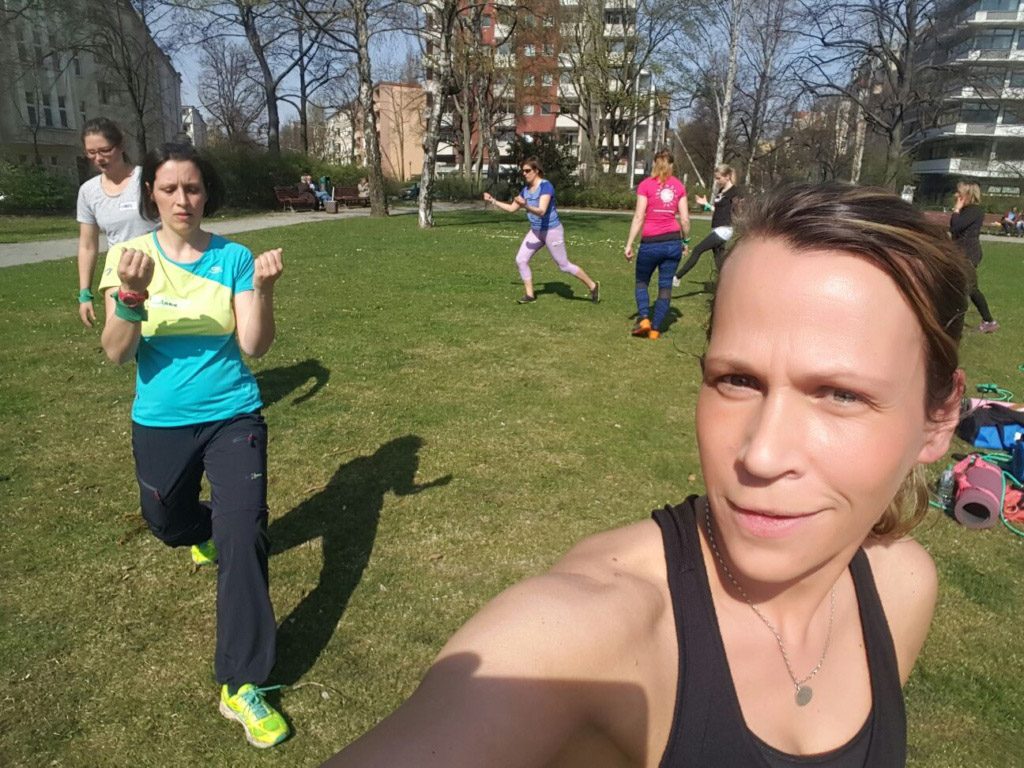 Ausbildung zur Mama-Fitness-Trainerin Selfie
