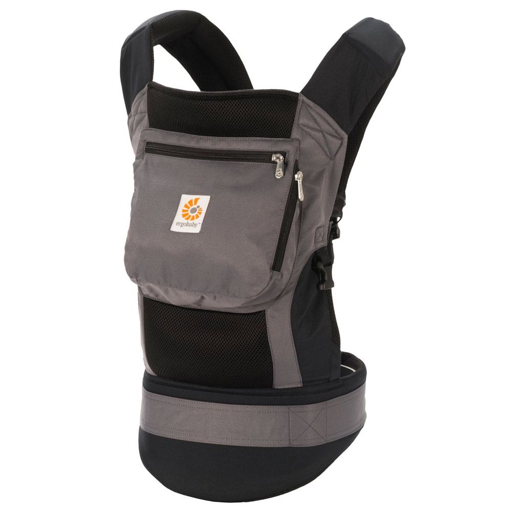 Ergobaby Performance 3 Position Cool Air Mesh-charcoal black